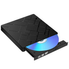 Externes Laufwerk mit USB-C- und USB-3.0-Anschluss - 24-Facher Hochgeschwindigkeits-CD/DVD-Brenner-Adapter mit Mehreren Funktionen