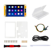 3,5-Zoll-ESP32-WLAN--Modul-Entwicklungsboard mit 320 X 480 TFT-Touchscreen und Acrylgehäuse - Elektronik-Bausatz zum Selberbauen