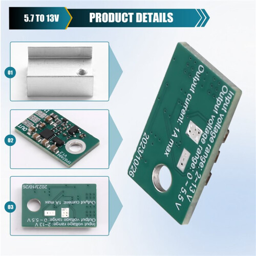 Módulo de Potência Linear de Ruído Ultrabaixo TPS7A94, com Ruído Reduzido 2