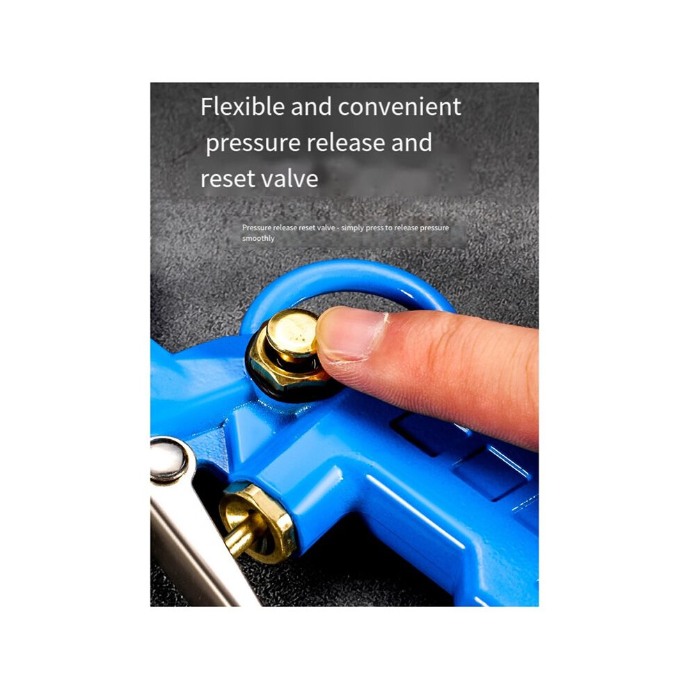 Car Tyre Air Pressure Gauge Tire Inflator Tire Pressure Pneumatic Tool Gauge Compressor Pressure Gauge 0-255Psi Dark 4712203274220