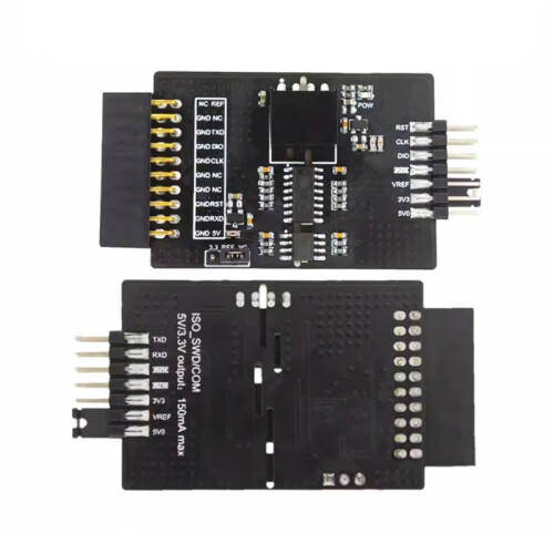 Debugger Emulator High Voltage Isolation Board for J-LINK, USB to SWD Debugger Adapter,MCU Programming Development Tool 2