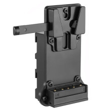 NP-F970 F750 F550 Dummy-Akku auf V-Mount-Platte Netzteil für Neewer Kamera Monitor LED-Videoleuchte für DJ für
