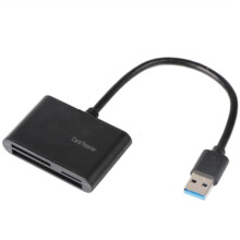 USB Card Reader Memory Card Reader Writer Compact Flash Card Adapter for CF//TF Micro /Micro Card for Wind