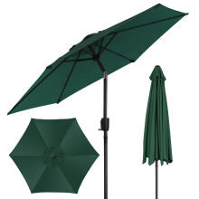 (Green) 2M Garden Parasol Outdoor Patio Sunshade Umbrella