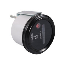 12‑36V AC 6 Digit Accurate Round Quartz Hour Meter Gauge Tester for Boat Car Truck Engine Hour Meter Hour Gauge