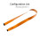 For Raspberry Pi 5 Camera Flexible Flat Cable 22‑Pin to 15‑Pin CSI Cable for RPi5 Camera Module FFC Extension Wire 500mm 2