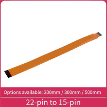 For Raspberry Pi 5 Camera Flexible Flat Cable 22‑Pin to 15‑Pin CSI Cable for RPi5 Camera Module FFC Extension Wire 500mm