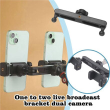 Dual Position Bracket 17mm Two Handheld Phones Additional Position Clip Accessories Connecting Crossbar