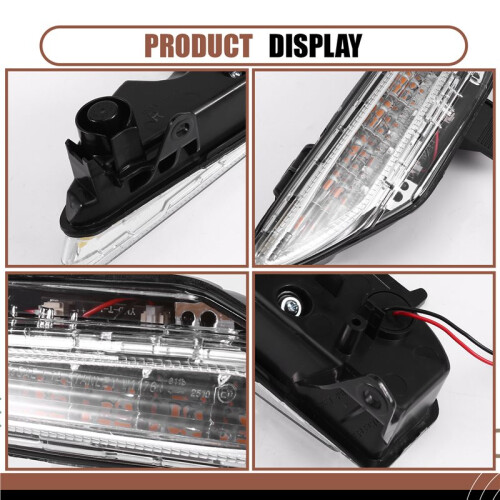 Parachoques de Coche, 1 Par de Luces LED DRL para  Q50 Q50S 1
