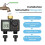 2 Outlet Garden Water Timer Rechargeable Sprinkler Timer Brass Inlet Programmable Irrigation Water Timer for Garden 5