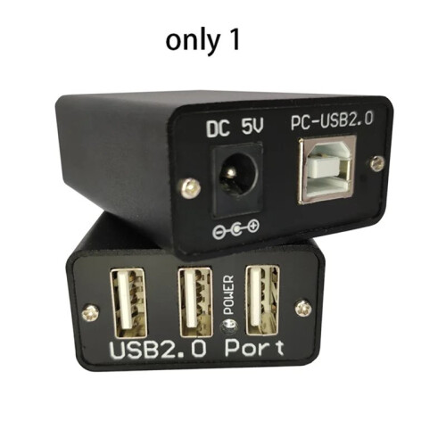 USB 2.0 High-Speed Isolator 480Mbps - Ground Loop Noise Eliminator for DAC / Audio, External Power Supported 1
