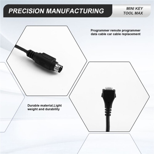 For VVDI  Key Tool 6 Pin Cable for VVDI  KEY TOOL MAX Programmer Remote Programmer Data  Car Cables 2