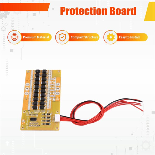 4S 14.6V Lithium Iron Phosphate Battery Protection Board, BMS High Current 100A Protection Plate 1