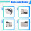 ZH03B Laser Dust Sensor Module PM1 PM2.5 PM10 Particle Air Pollution Detection UART/PWM Output Accurate Data 7