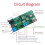 2.5A MPPT Solar Charging Controller Board Module with 5V/2.1A USB Output, for Single/Parallel 3.7V-4.2V Batteries 6