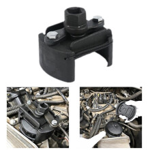 Llave de Filtro de Aceite Universal Ajustable de 2 Mordazas, Alicates de Extracción para Cambio de Aceite de Coche, 60-80 mm.