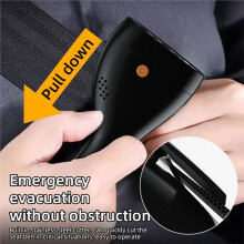 Caricabatterie di Emergenza per Auto 7 In 1, Martello di Sicurezza, Torcia A LED, Ricarica Super Rapida da 22,5 W, Strumento di Emergenza Portatile