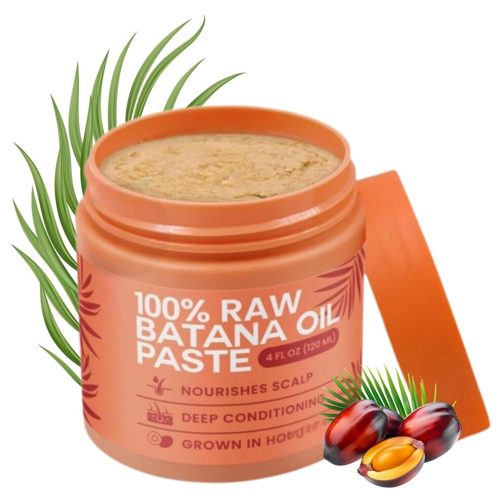 Gogerstar 120Ml Batana Hair Oil, Natural Raw Batana Oil, Bata_na Oil Paste - Batana Oil For Hair Growth - Deep Conditioning Scalp Care For Dry Damaged Hair