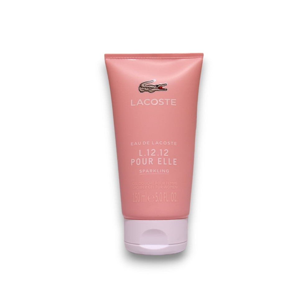 Lacoste L.12.12. Pour Elle Sparkling Shower Gel 150ml - Image 4