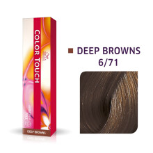 Wella Professionals Color Touch Ammonia-Free Semi-Permanent Hair Dye 6/71 Dark Blonde Ash Chestnut 60 ml