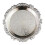 Embossed Metal Serving Tray for Kitchen Use-Silver 6 Inches 1