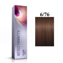 Wella Professionals Illumina Color Permanent Hair Dye 6/76 Dark Blonde Violet Chestnut 60 ml