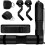 Multifunctional Resistance Training Set Including Ankle-Black 1