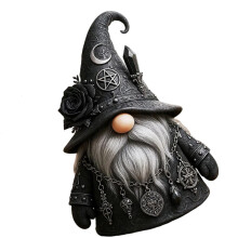 Mini statues de Gnomes en résine, Sculptures-1 pièces
