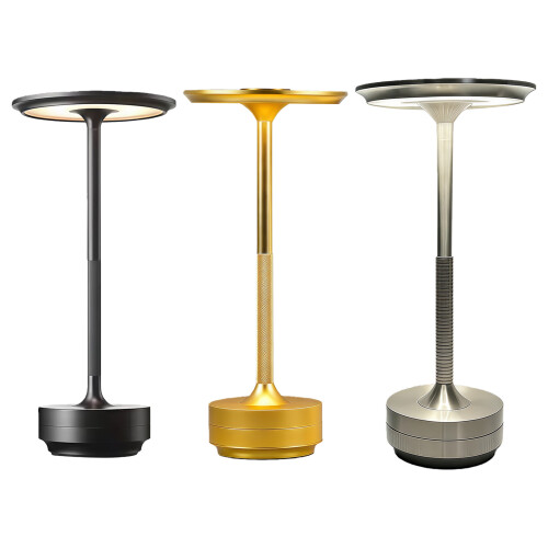 Rechargeable LED Desk Lamp Touch Sensitive-Silver 6000 Mah 1