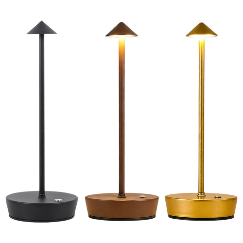 Rechargeable Cordless LED Table Lamps with Adjustable-Black 1