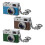 Portable Tiny Digital Camera with Metal Keychain-Green 2