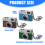Portable Tiny Digital Camera with Metal Keychain-Green 4