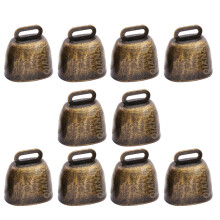 Antike Bronze Glocken - 10er Pack, 35x35x24mm Eisenglocken