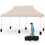 Pavilion Pop-Up 3x6m, înălțime reglabilă, bej, protecție UV 1