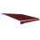 Retractable Balcony Awning, 400x250 cm, Wine Red 1