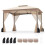 Gazebo externo 3,6 x 3 m com mosquiteiro e sacos de areia 1