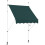 Toldo de varanda ajustável resistente a UV de 150 cm, verde 1