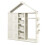 Kindergarderobe in Hausform mit Kleiderstange 1