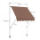 150 cm Adjustable UV-Resistant Balcony Awning 2