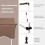 150 cm Adjustable UV-Resistant Balcony Awning 5