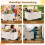 Foldable Handcart with Tabletop, 2 Storage Boxes, Adjustable Handle 2