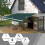 Retractable Awning with Crank, 400x250 cm, Green 2