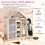 Children's House-Shaped Wardrobe with Clothes Rail 5