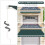 Retractable Awning with Crank, 400x250 cm, Green 4