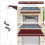 Retractable Balcony Awning, 400x250 cm, Wine Red 5