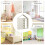 Kindergarderobe in Hausform mit Kleiderstange 3