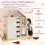 Kindergarderobe in Hausform mit Kleiderstange 5
