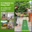 Golf Putting Mat with Adjustable Clubs & Balls Set 3