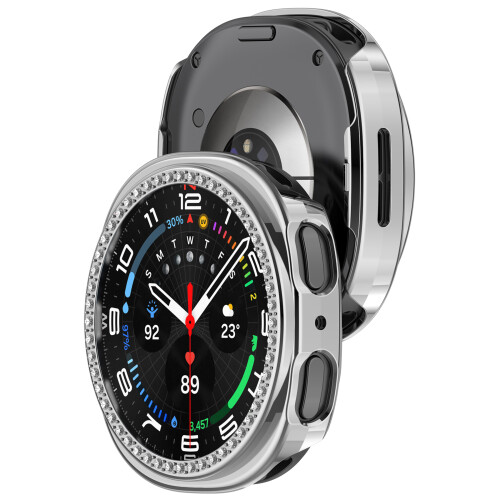 Capa Elegante para Samsung Galaxy Watch8 40mm Silver 2