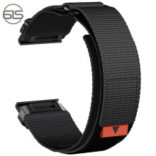 26mm Nylon-Uhrenarmband für Garmin Fenix 8/7X Pro/5X/6X Black
